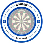 Dartboard Surround Winmau Pro Line 2.0 Blade 6 Azul - 2