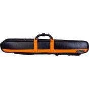 Funda taco billar Molinari Retro Flat 86cm 2P-4F Negro Naranja - 2