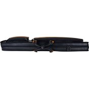 Funda taco billar Molinari Retro Flat 86cm 2P-4F Negro Naranja - 3