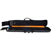 Funda taco billar Molinari Retro Flat 86cm 2P-4F Negro Naranja - 6