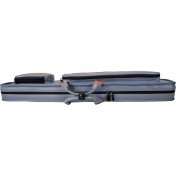 Funda taco billar Molinari Retro Soft 85cm 2P-4F Gris Naranja - 3