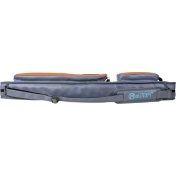 Funda taco billar Molinari Retro Soft 85cm 2P-4F Gris Naranja - 4