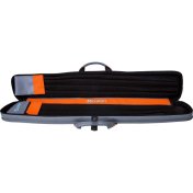 Funda taco billar Molinari Retro Soft 85cm 2P-4F Gris Naranja - 5