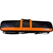 Funda taco billar Molinari Retro Soft 86cm 3P-6F Negro Naranja - 2