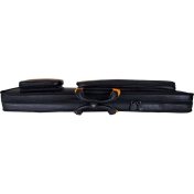 Funda taco billar Molinari Retro Soft 86cm 3P-6F Negro Naranja - 3