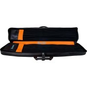 Funda taco billar Molinari Retro Soft 86cm 3P-6F Negro Naranja - 5