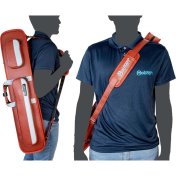 Funda taco billar Molinari Retro Soft 86cm 3P-6F Marrón Azul Claro - 9