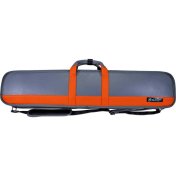 Funda taco billar Molinari Retro Soft 86cm 3P-6F Gris Naranja - 2