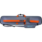 Funda taco billar Molinari Retro Soft 86cm 3P-6F Gris Naranja - 1