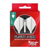 Plumas Shot Darts Deck System Kite Blanca - 3