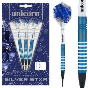 Dardos Unicorn Gary Anderson Blue Silver Star 80% 17gr - 4