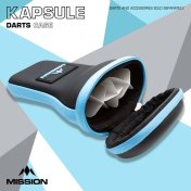 Funda Dardos Mission Kapsule Eva Case Negro y Azul - 7