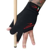 Guante Billar Longoni Black Fire 3.0 DX L Zurdo - 3
