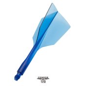 Plumas Condor Axe Narrow 120 Azul Transparente M 24.0mm 3 Uds. - 2