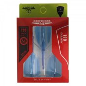 Plumas Condor Axe Narrow 120 Azul Transparente M 24.0mm 3 Uds. - 4