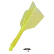 Plumas Condor Axe Narrow 120 Amarillo Neón S 18.0mm 3 Uds. - 2
