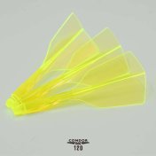 Plumas Condor Axe Narrow 120 Amarillo Neón S 18.0mm 3 Uds. - 3