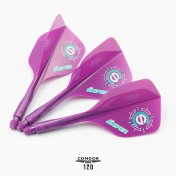 Plumas Condor Axe Shape 120 The Sniper Morado S 18.0mm 3 Uds. - 3
