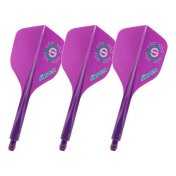 Plumas Condor Axe Shape 120 The Sniper Morado S 18.0mm 3 Uds. - 4