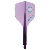 Plumas Condor Axe Shape 120 The Sniper Morado Transparente M 24.0mm 3 Uds. - 1