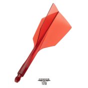 Plumas Condor Axe Narrow 120 Rojo Transparente M 24.0mm 3 Uds. - 2
