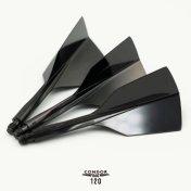 Plumas Condor Axe Narrow 120 Negro M 24.0mm 3 Uds. - 3