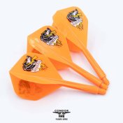 Plumas Condor Axe Standard Thunder Bite Naranja S 21.5mm 3 Uds. - 3