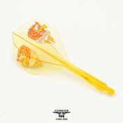 Plumas Condor Axe Standard Thunder Bite Amarillo Claro S 21.5mm 3 Uds. - 2