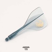 Plumas Condor Axe Standard 120 Kinshachi Azul Transparente M 24.0mm 3 Uds. - 2