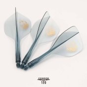 Plumas Condor Axe Standard 120 Kinshachi Azul Transparente M 24.0mm 3 Uds. - 3