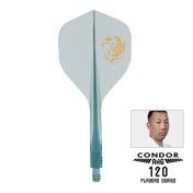 Plumas Condor Axe Standard 120 Kinshachi Azul Transparente L 30.0mm 3 Uds. - 4