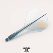 Plumas Condor Axe Standard Kinshachi Azul Transparente L 33.5mm 3 Uds. - 2