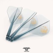 Plumas Condor Axe Standard Kinshachi Azul Transparente L 33.5mm 3 Uds. - 3