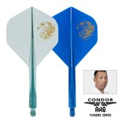Plumas Condor Axe Standard Kinshachi Azul Transparente XL 37.5mm 3 Uds. - 4