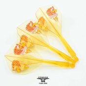 Plumas Condor Axe Standard Thunder Bite Amarillo Claro XL 37.5mm 3 Uds. - 3