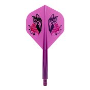 Plumas Condor Axe Standard Black Cat Morado M 27.5mm 3 Uds. - 1