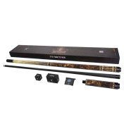 Taco Billar Americano EVO Royale Maxbing Edition Set Completo Roble Dorado 12,5mm - 9