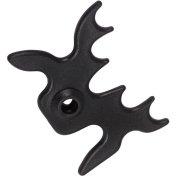 Apoya Taco Buffalo Cabeza De Alce Plástico Negro - 2