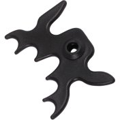 Apoya Taco Buffalo Cabeza De Alce Plástico Negro - 3