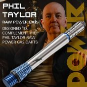 Cañas Target Phil Taylor Power GX2 Titanium Larga 43mm - 5