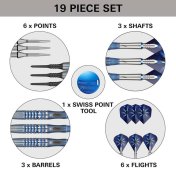 Dardos Target Phil Taylor Power Gx2 95% 18g - 4