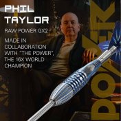 Dardos Target Phil Taylor Power Gx2 SP 95% 26g - 6