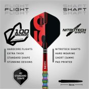 Dardos Red Dragon Shockwaves 90% 26g - 5