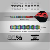 Dardos Red Dragon Shockwaves 90% 26g - 7