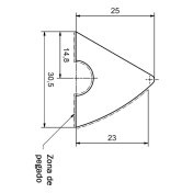 Banda Billar Kleber K66 122cm 3 unidades - 3