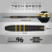 Dardos Red Dragon Luke Humphries 50 Anniversary Limited Edition 90% 22g - 5