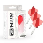 Plumas Red Dragon Nitro Flite System White Red NO2 Medium - 5