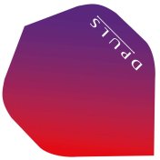 Plumas Bulls Darts DE Dpuls Standard Morado y Rojo - 3