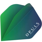 Plumas Bulls Darts DE Dpuls Standard Azul y Verde - 2