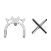 Maza De Taco Telescópico Negro Con Apoya Taco Cruz + Apoya Taco Puente - 4